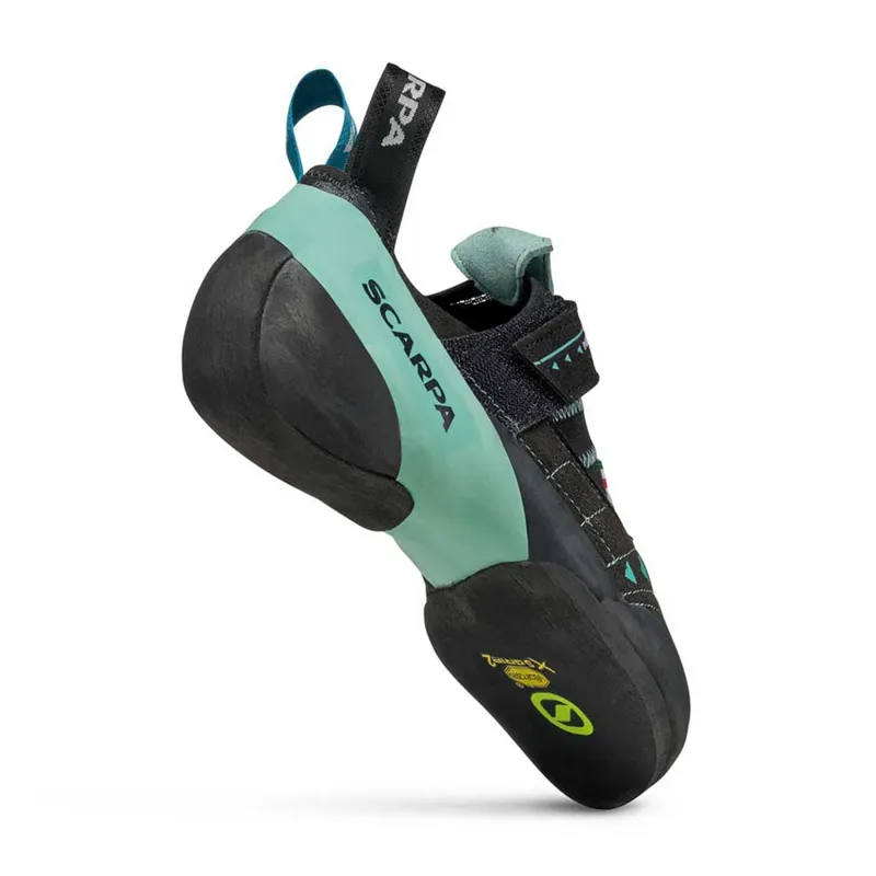Scarpa Womens Instinct VS Climbing Shoes - Black-Aqua-2
